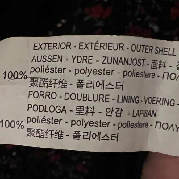 NWOT | Zara | Floral Ruffle Dress | Size XS - Picture 11 of 12